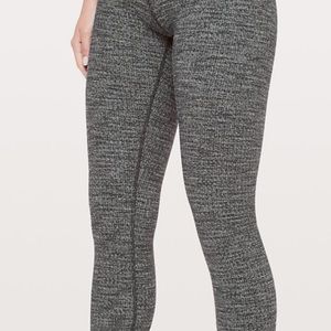 Grey and black lululemon leggings
